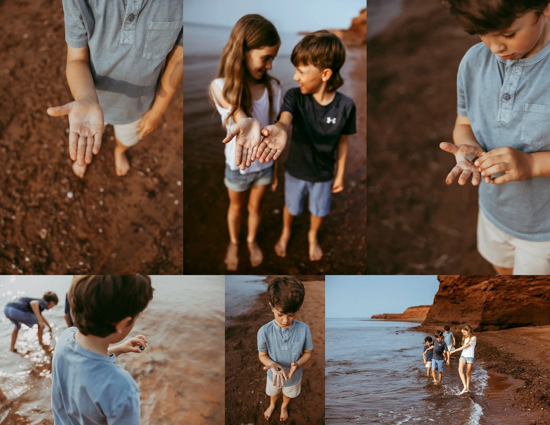 What I love the most about beach photos- depending on the beach we are likely going to go collect some seaglass! I LOVE collecting seaglass, in the summer I go on my daily walk on the beach to recharge and mindlessly beach comb for treasures! Kids lo