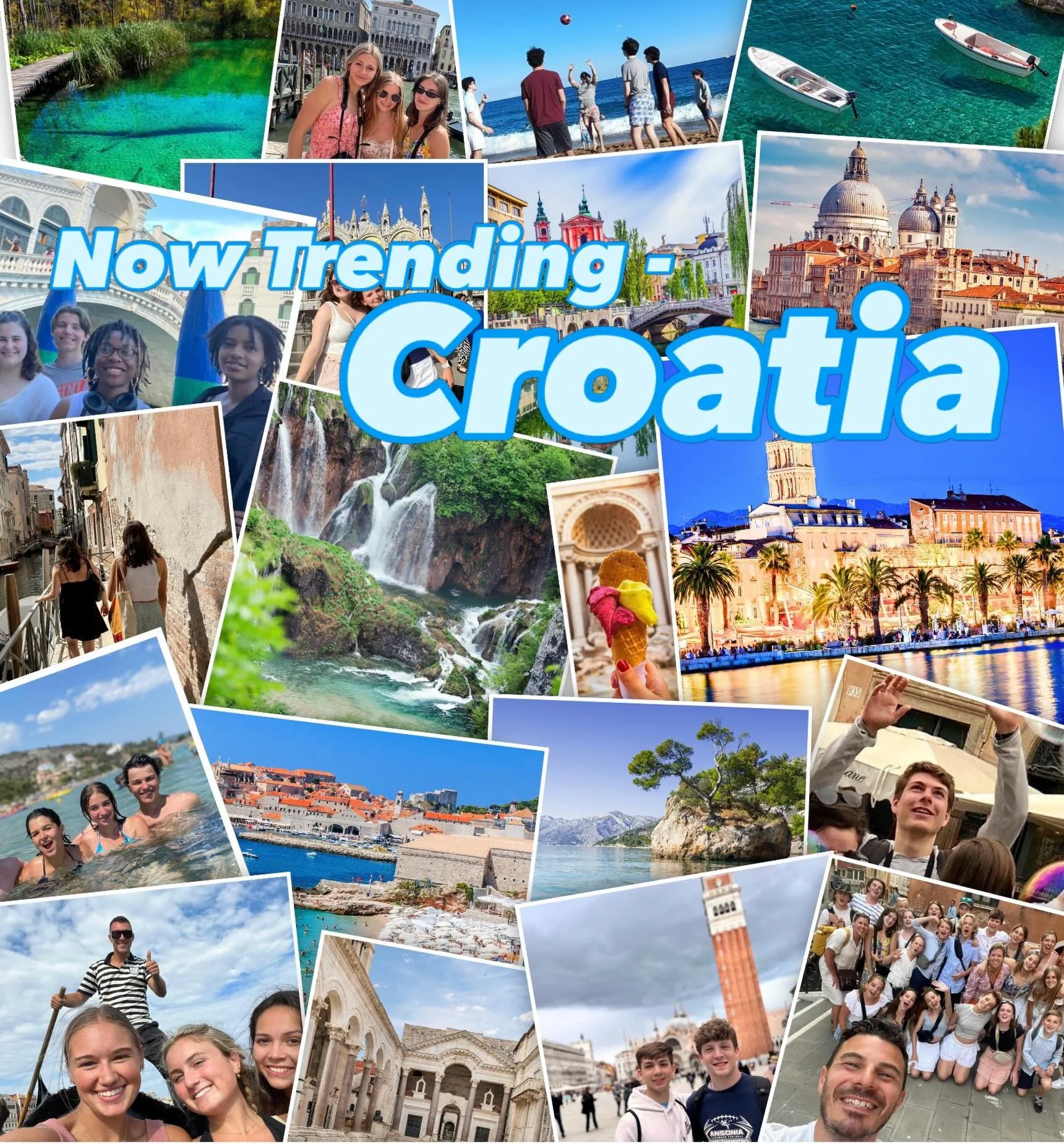 Now Trending: Croatia 🇭🇷✨

From stunning walled cities and crystal-clear Adriatic waters, to incredible beaches, island life, fascinating history, and breathtaking national parks, Croatia has quickly become one of Europe&rsquo;s hottest destination