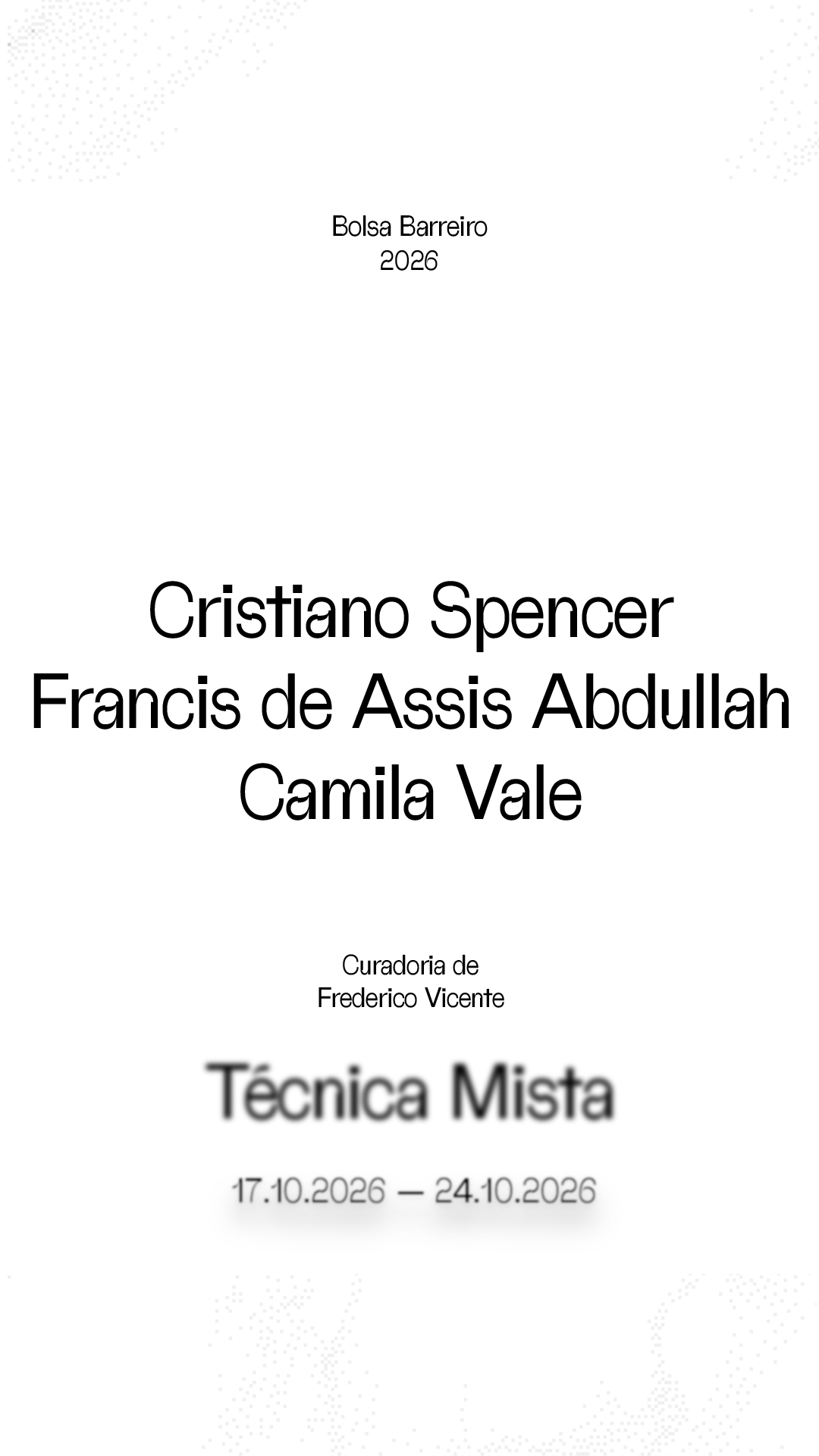 Técnica Mista - Bolsa Barreiro 2026 Exhibition