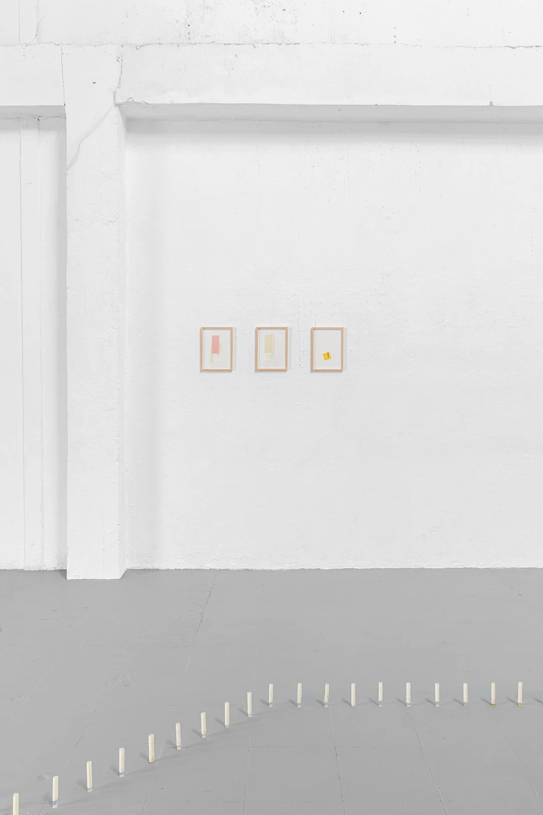 Francisco Pinto de Almeida Tape #1-3. Grafite, fita adesiva, impressão a jato de tinta sobre papel, 31,2 x 22,5 cm, 2025
