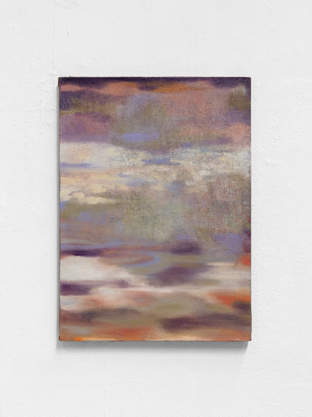 Sophia Siersted, You gave me purple. Oil paint on jute, 111 x 81 cm, 2026