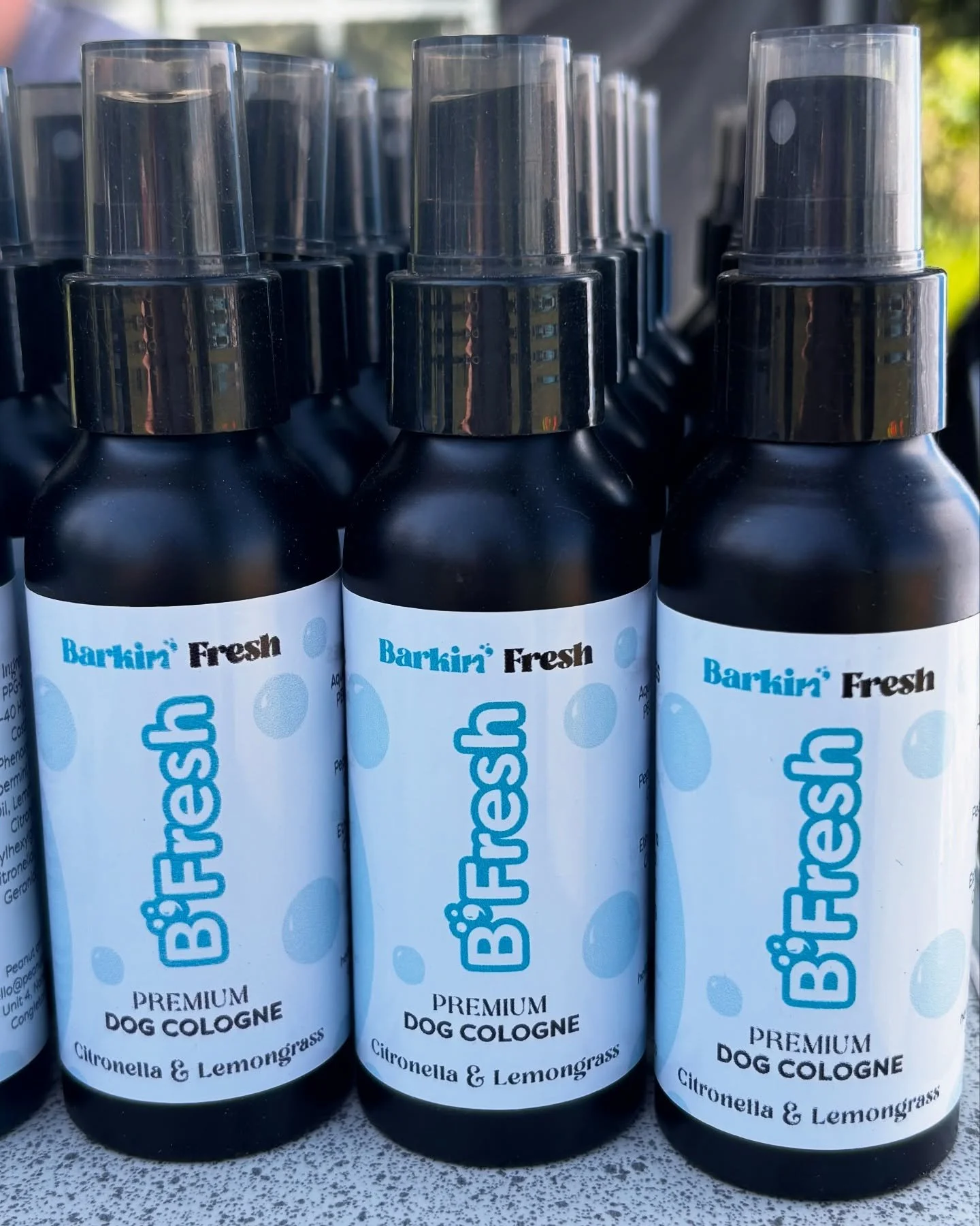 Visited @dogsdayout.worldham to support @barkinfreshdoggroomers yesterday 🐾

It&rsquo;s always good to see your work printed and displayed! So happy with how this project turned out and can&rsquo;t wait to hear how the launch went/goes! 

#packaging