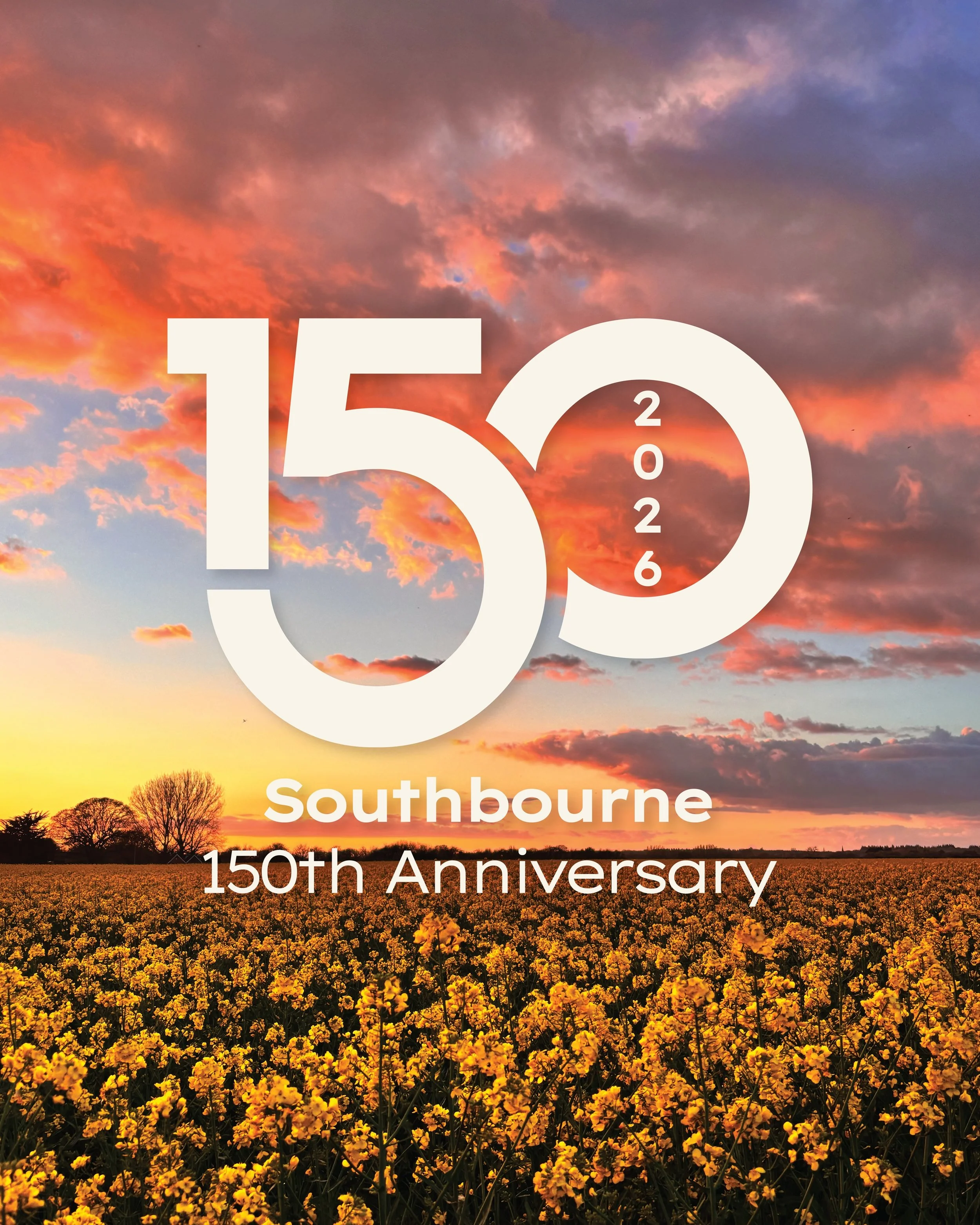 Celebrating 150 years of Southbourne 🌼

I created this logo last year ready for 2026 and have seen it many times on different signage during my walks around the village!

#150anniversary #southbourne #westsussex #logodesign