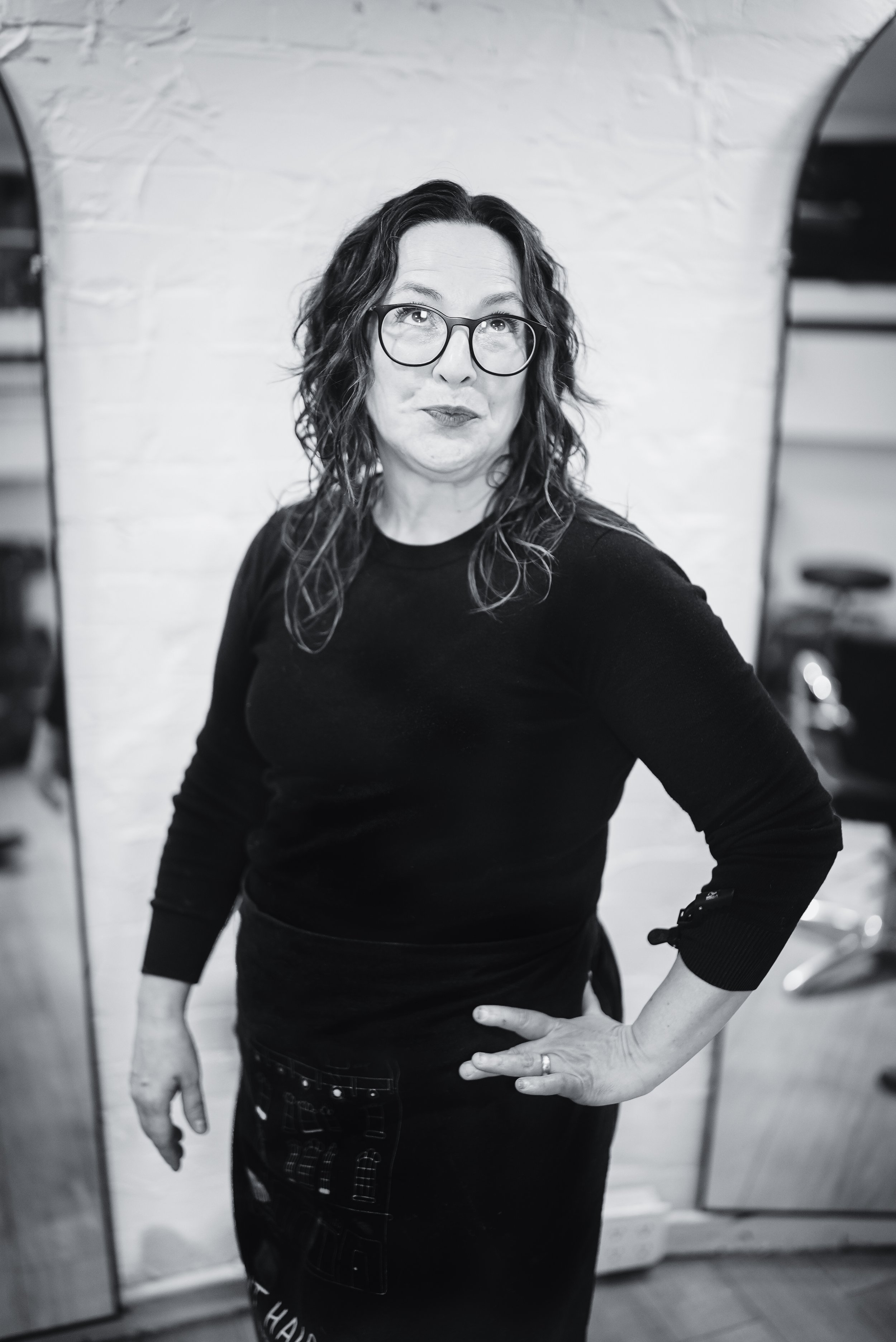 Marie Meeks, owner and stylist at Blunt Hair Studio in Kingston