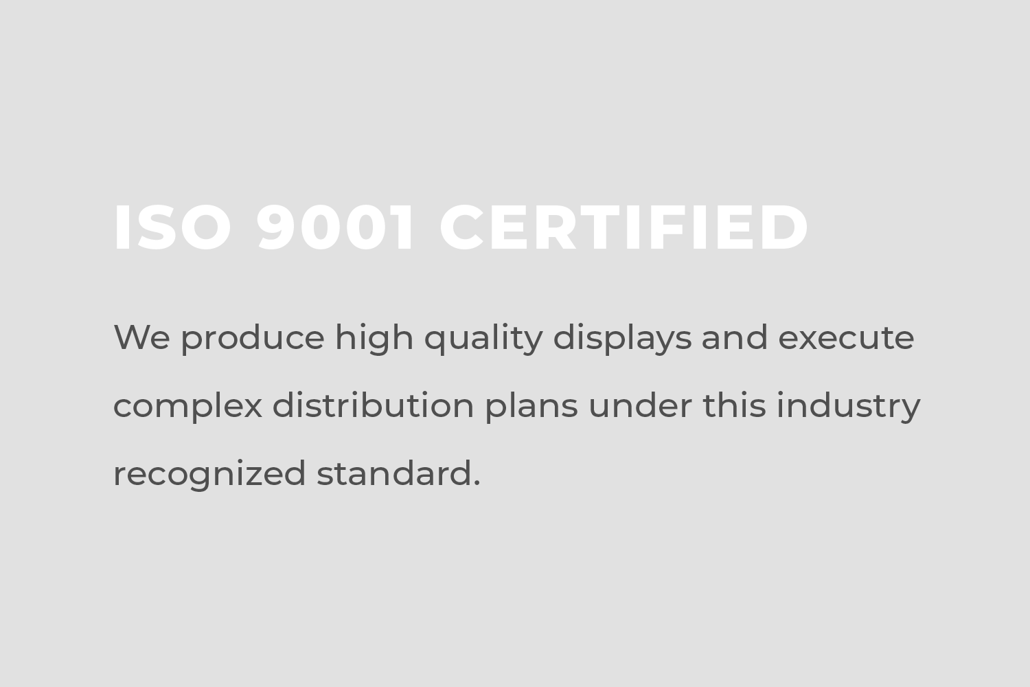 ISO 9001 Certified