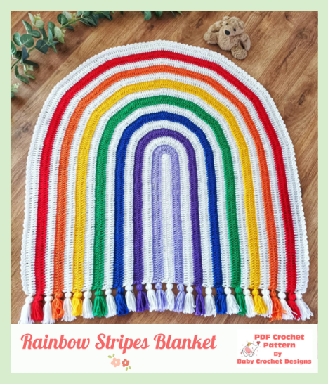 Rainbow Stripes Blanket
