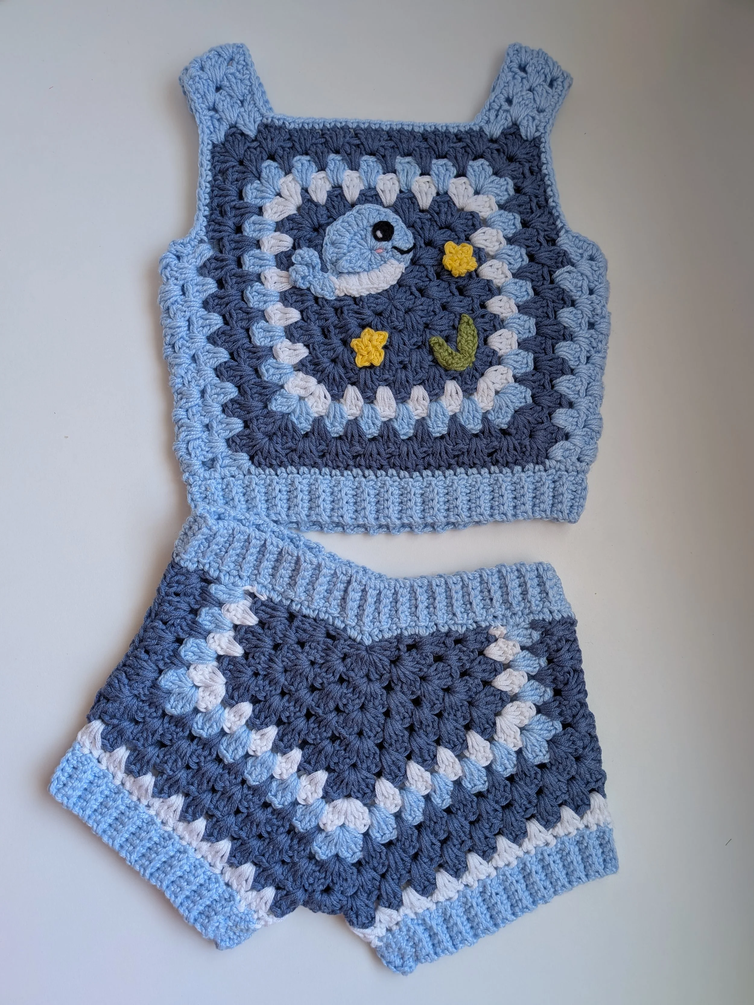 Shorts and vest set 6-12 months