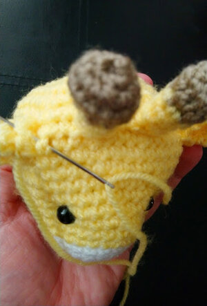 Giraffe free amigurumi crochet pattern — Baby Crochet Designs