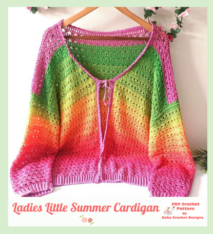 Ladies Little Summer Cardigan