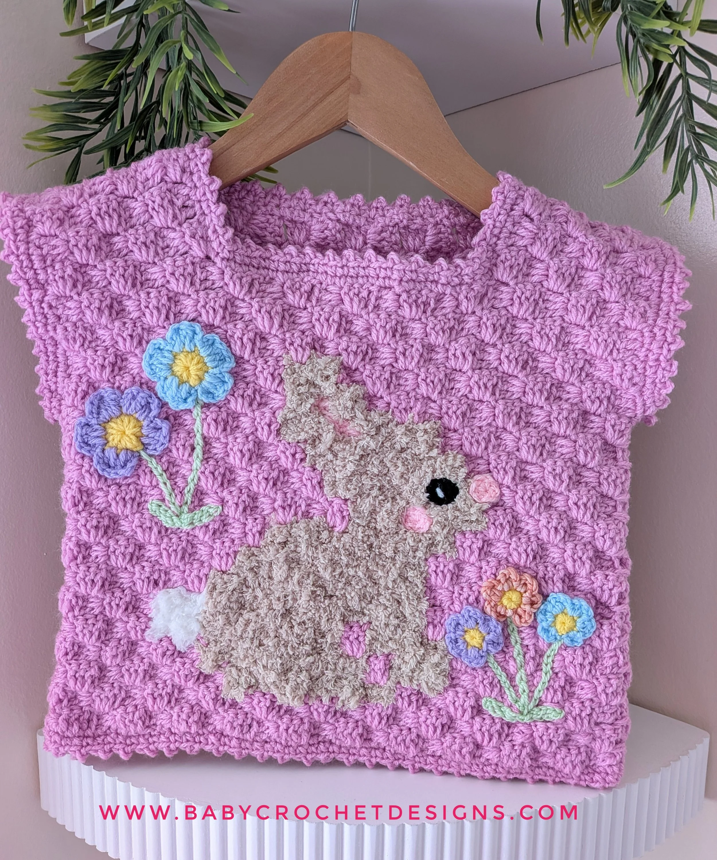 Spring Bunny T shirt Size 1-2 years