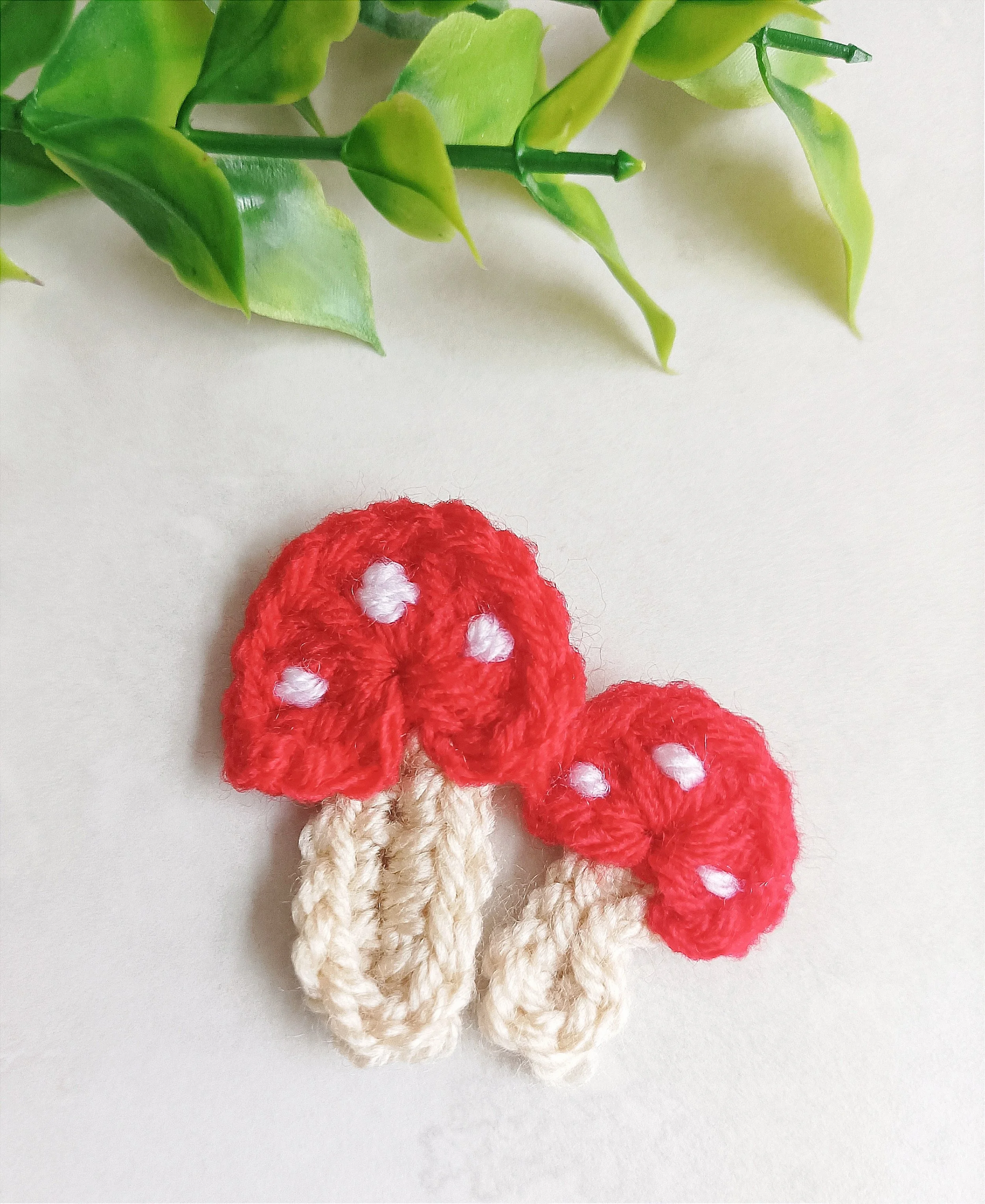 Toadstool Applique — Baby Crochet Designs