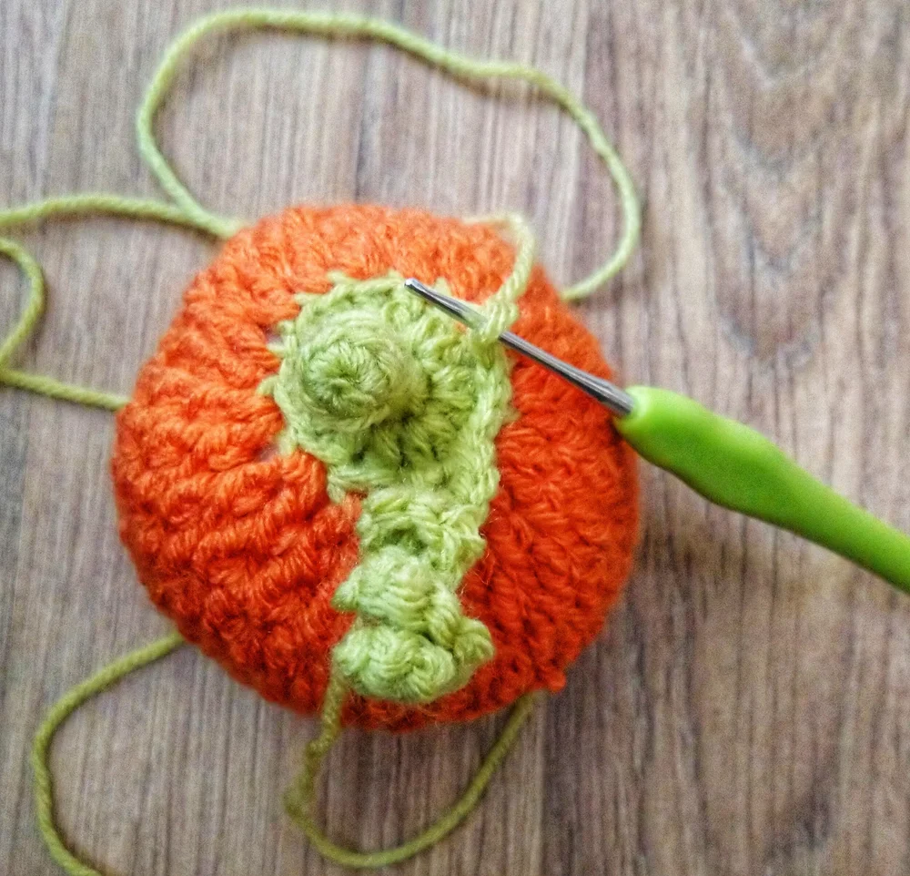 free pumpkins crochet pattern alpine pumpkin rib stitch pumpkin bobble ...