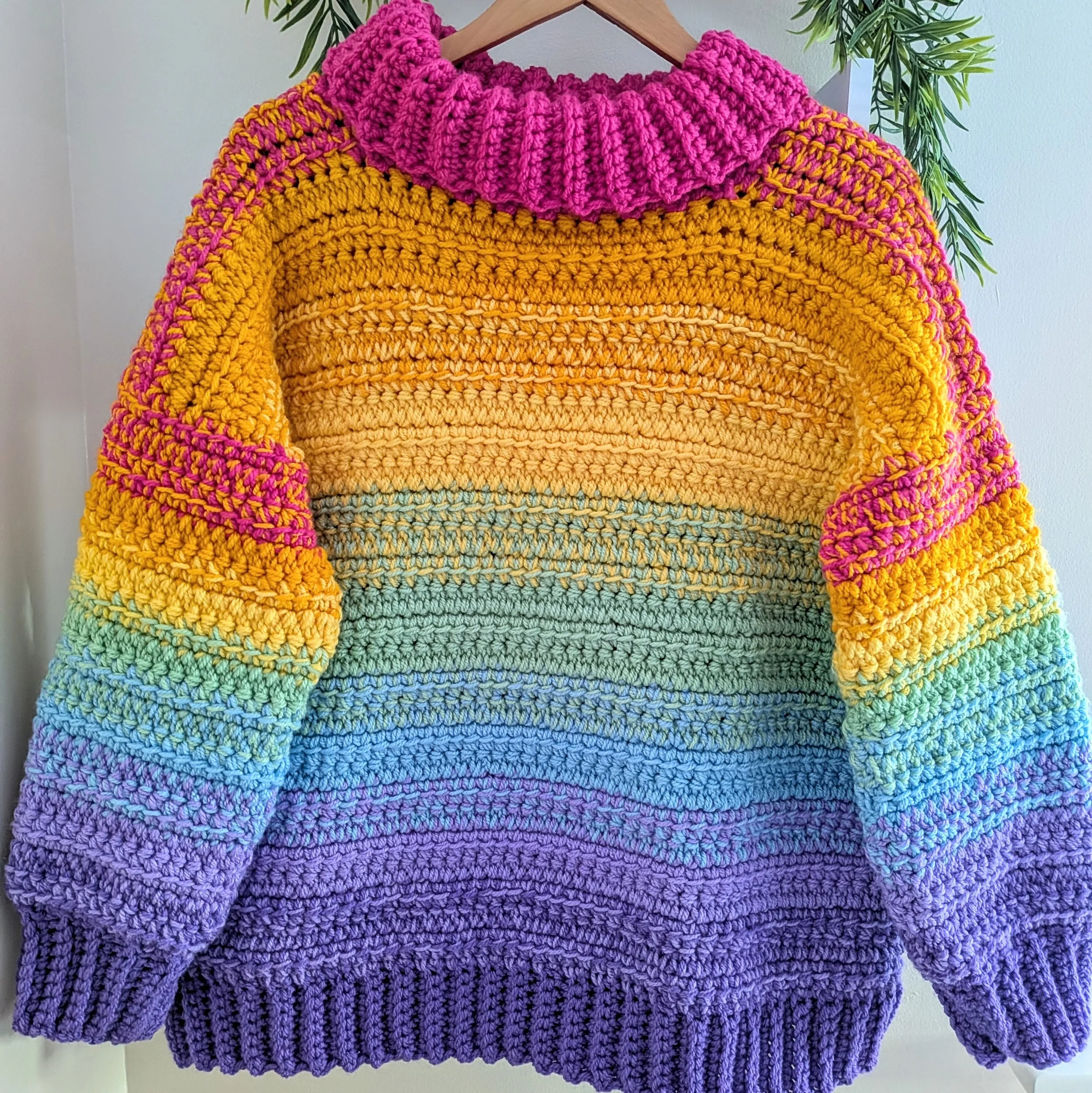 Adult Cosy Rainbow Jumper