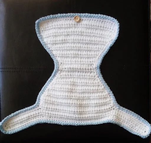 free bunny diaper nappy and hat set crochet pattern — Baby Crochet Designs