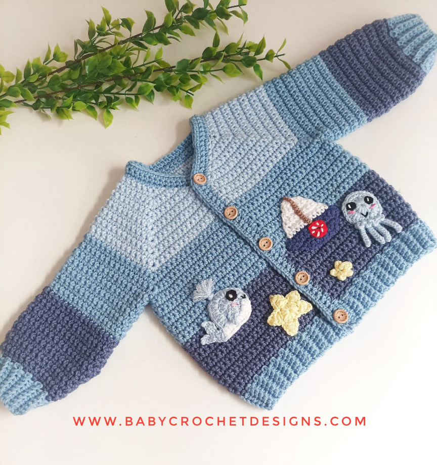 Little Applique Cardigan