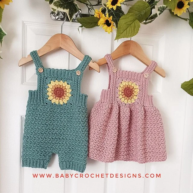 Sunflower Overalls / Dress