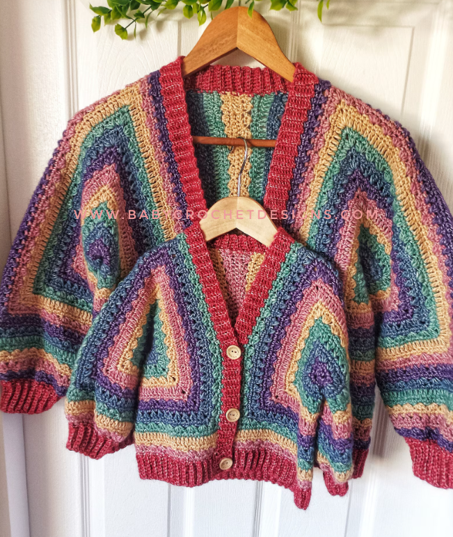 Aurora Hexagon Cardigan