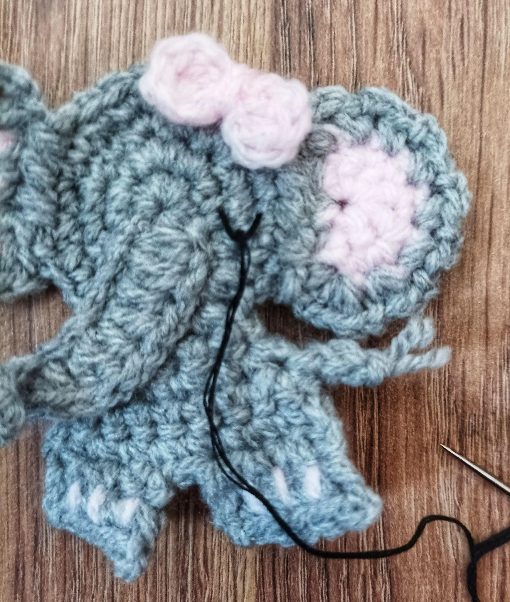 Elephant Applique Baby Crochet Designs