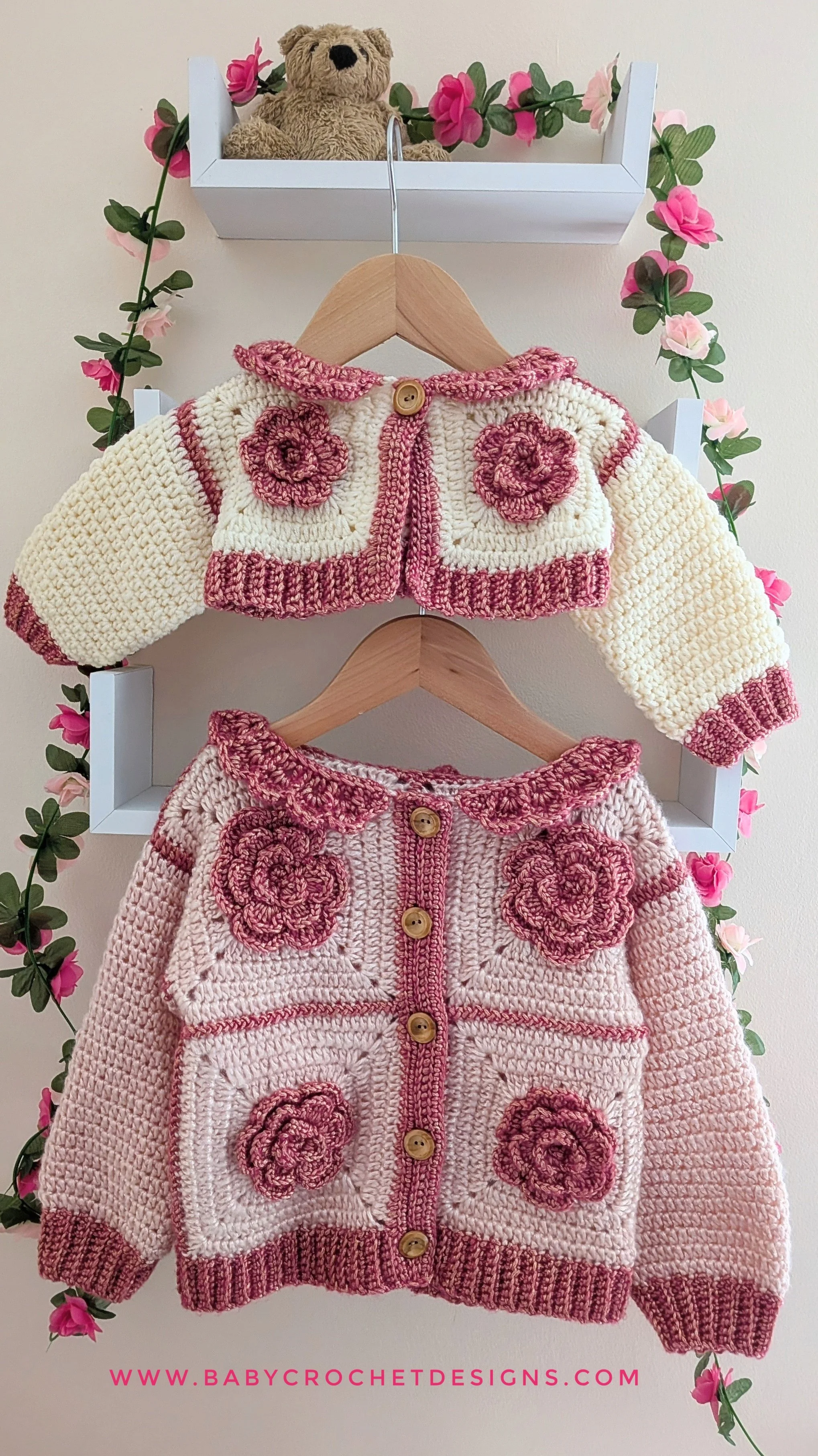 Rose Party Cardigan / Shrug
