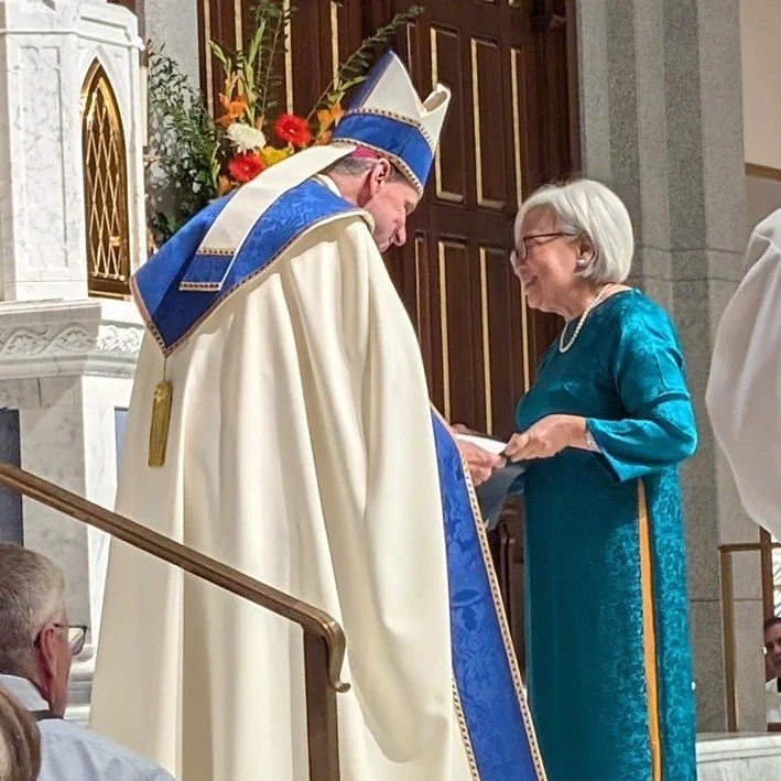 CBC Board member Marierose Hoang was honored Sunday night as recipient of a Benemerenti Medal from Pope Leo XIV.

What a great joy to celebrate with her!
