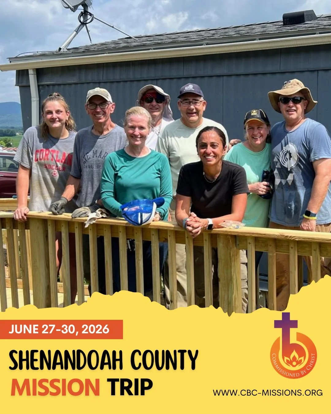 You don't have to travel far away to make a big impact! Join us by serving in the Diocese of Arlington this summer!

June 27-30

More info:  https://www.cbc-missions.org/domestic-missions