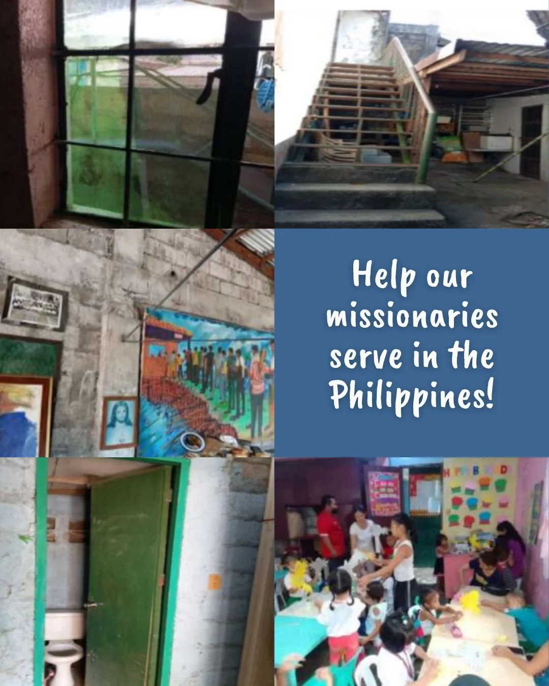 This April, our missionaries will travel to the Philippines to serve families in Payatas B, Quezon City. They are serving in a community nursery and livelihood center that cares for young children every day, but the building is in urgent need of repa