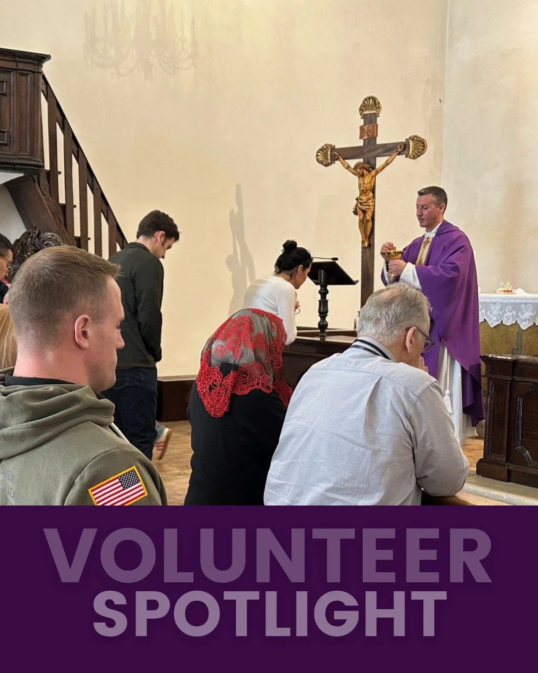 As we celebrate National Volunteer Appreciation Week, we give thanks for Fr. Steven Oetjen.

Serving as chaplain for the Bishop O&rsquo;Connell High School mission trip to Piura, Peru, and for our Pilgrimission to Italy, he has helped lead others int