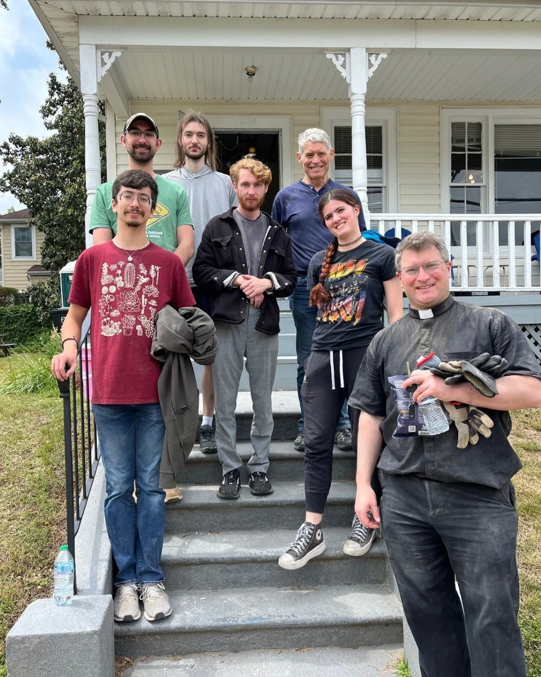 This weekend, students from Catholic Campus Ministry at the University of Mary Washington put their faith into action.

Missionaries spent three hours serving right  in Fredericksburg, helping rehabilitate a home that will soon become a future facili