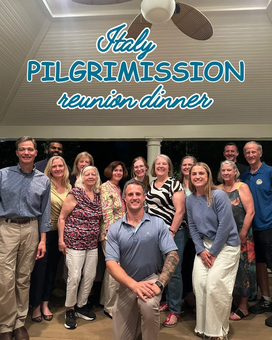CBC mission trips don't end when you get home! Each mission trip has a reunion dinner to reconnect. This Saturday our Italy Pilgrims were able to come together and share memories, updates and a wonderful meal together. We were even joined by our amaz