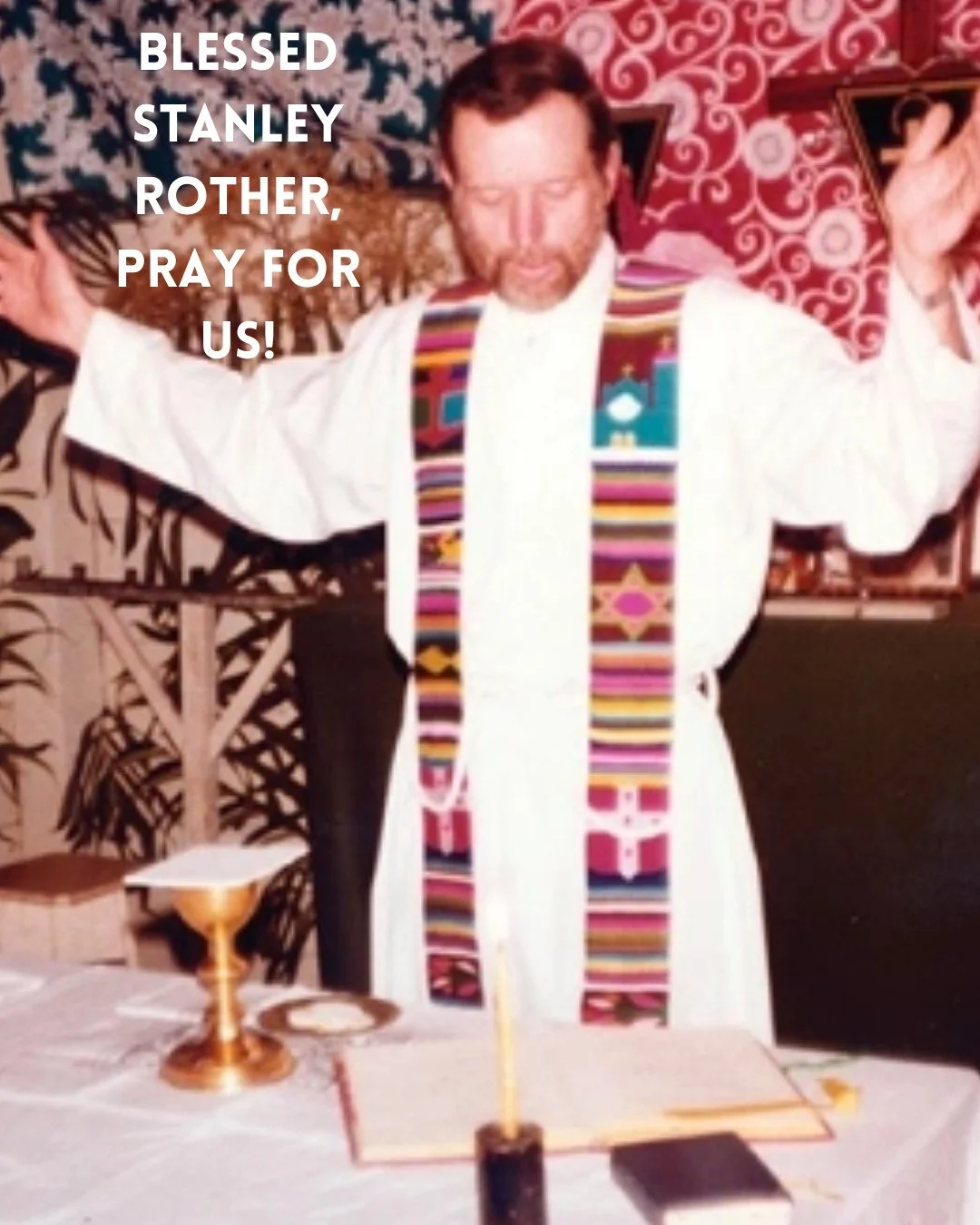Happy Feast Day Blessed Stanley Rother! Born and raised in Oklahoma, Fr. Rother answered the call to the missionary life and served the people of Guatemala for 13 years as their priest. He was killed in his rectory where he served in 1981. &ldquo;Pra