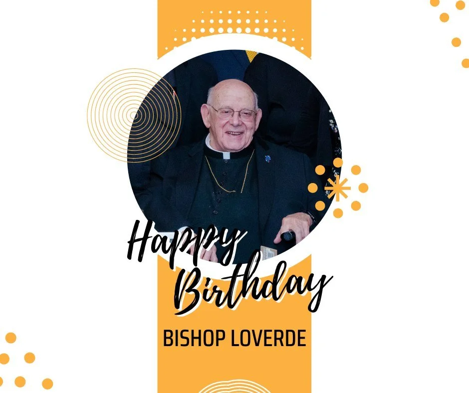 Happy birthday to Bishop Loverde!

Bishop Loverde, thank you for the unwavering support you've given Commissioned By Christ since its very beginning. We are deeply grateful for you!