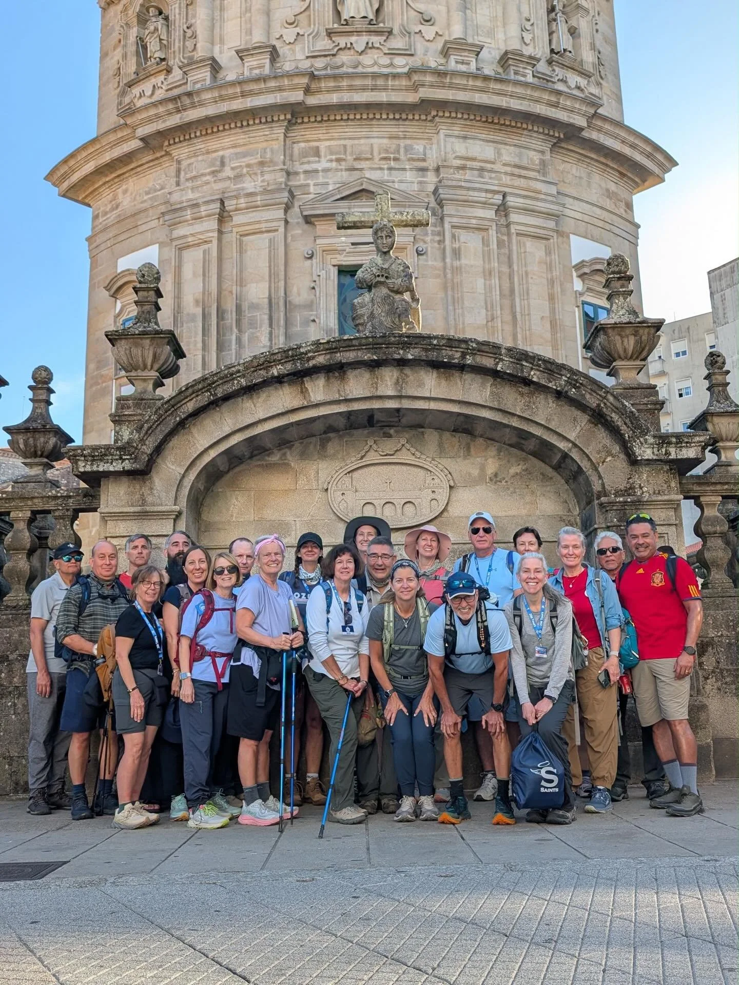 Camino Day 4: Pontevedra to Caldas de Reis

On Sunday, September 13, our pilgrims walked 14.5 miles in 90-degree heat, reaching an elevation of 434 feet. It was a day that pushed us to our limits, but we continued forward&mdash;carrying and praying f