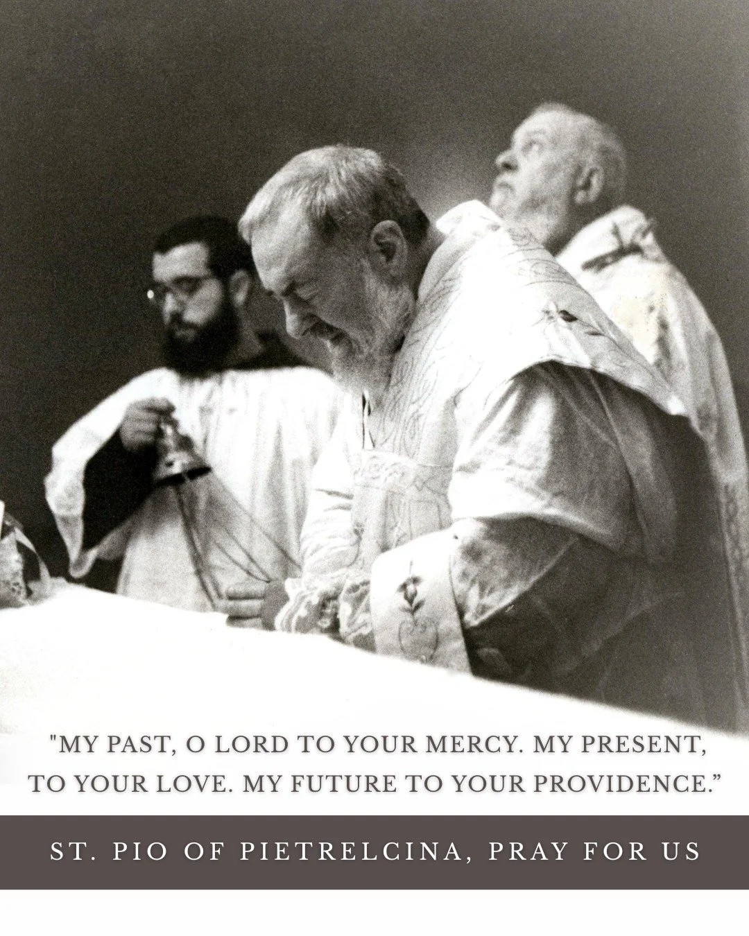 Happy Feast Day, St. Pio of Pietrelcina! 

This day brings amazing memories from our Italy Pilgrimission trip. We were blessed to walk the streets of his hometown as well as pray before his body in the crypt. The blessings received from that pilgrima