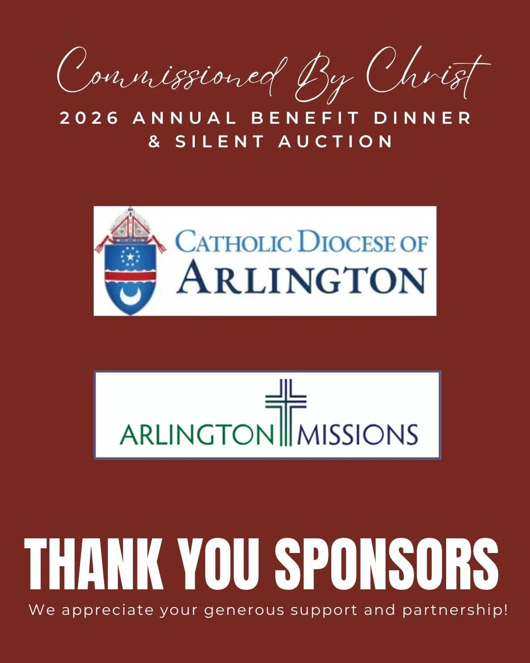 CBC is honored that the Diocese of Arlington and Arlington Mission will be sponsors at our Annual Benefit. Join us for an evening of faith, fun and an amazing silent auction lineup. Celebrate with us at Marymount University on Saturday, Oct 17th! Reg