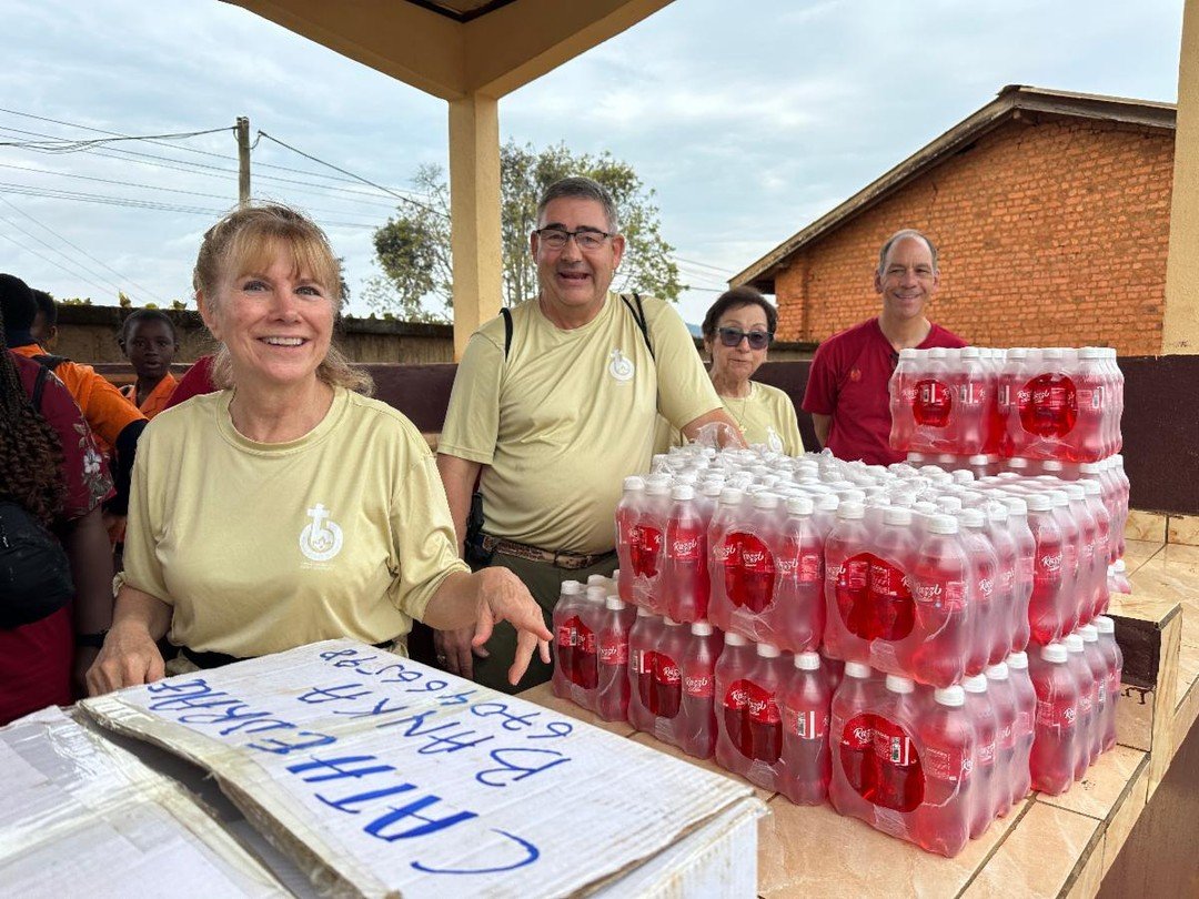 Yesterday missionaries served 3000 lunches to school children and continued to serve in the medical clinic. Water well construction is still underway!