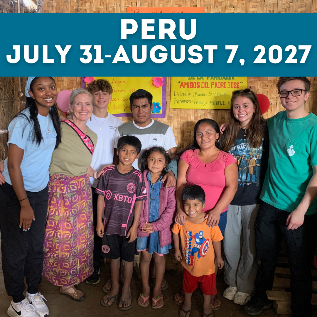 Peru Mission Trip July 31-August 7, 2027
