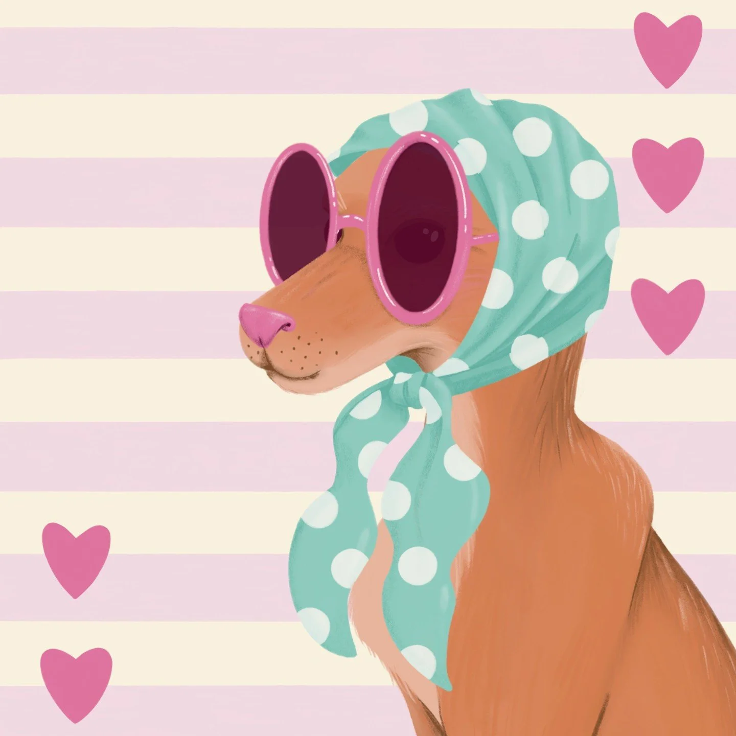 This is what happens when I spend too long looking at 1950s diner posters and also really love dogs. I regret nothing

#dogportrait #retroillustration #poodlelove #illustrationart #procreate #retroart #characterillustration #artshare #colorfulart #du