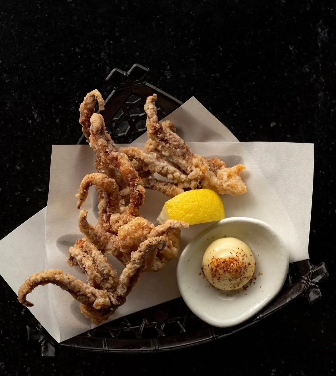 Starting this week, we say farewell to our Hatsu Tasting Menu and are excited to introduce a new &agrave; la carte Hatsu Hour during the first hour of the evening. Featuring Geso Karaage, Chili Glazed Wings, a Chef&rsquo;s Nigiri Assortment, and more