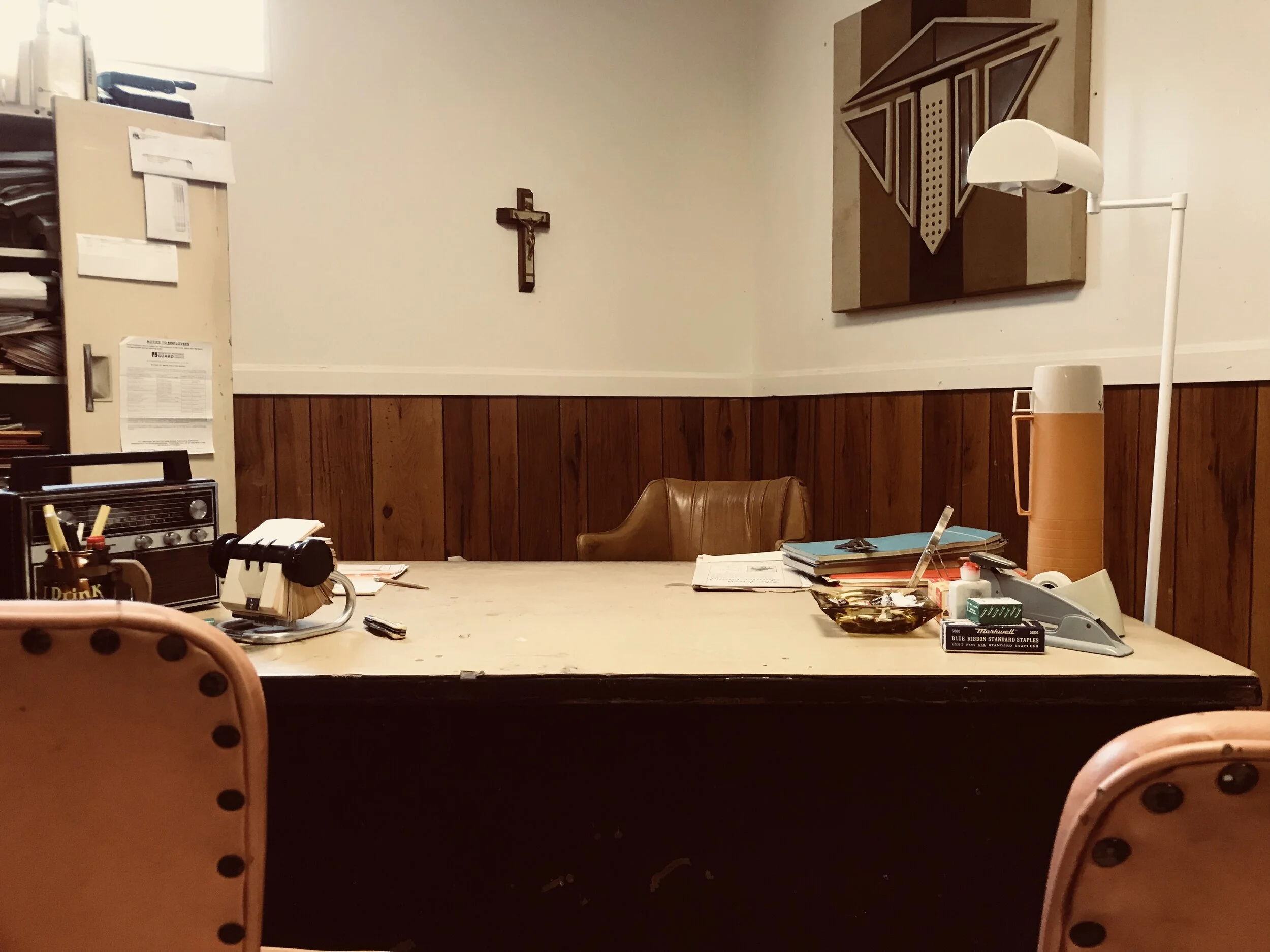 Jim Jones Church Office 1970's 