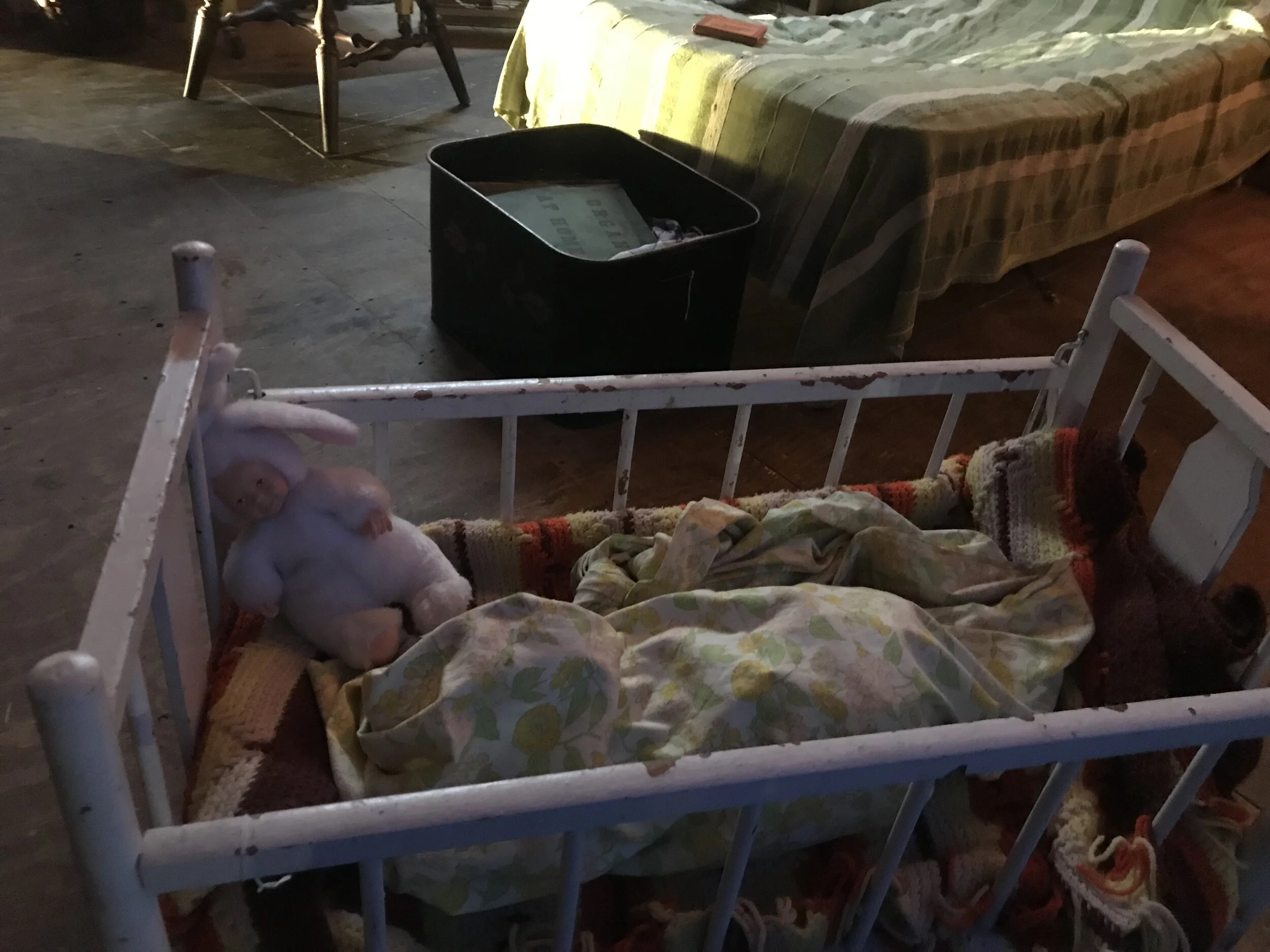 INT. Jonestown member's shack