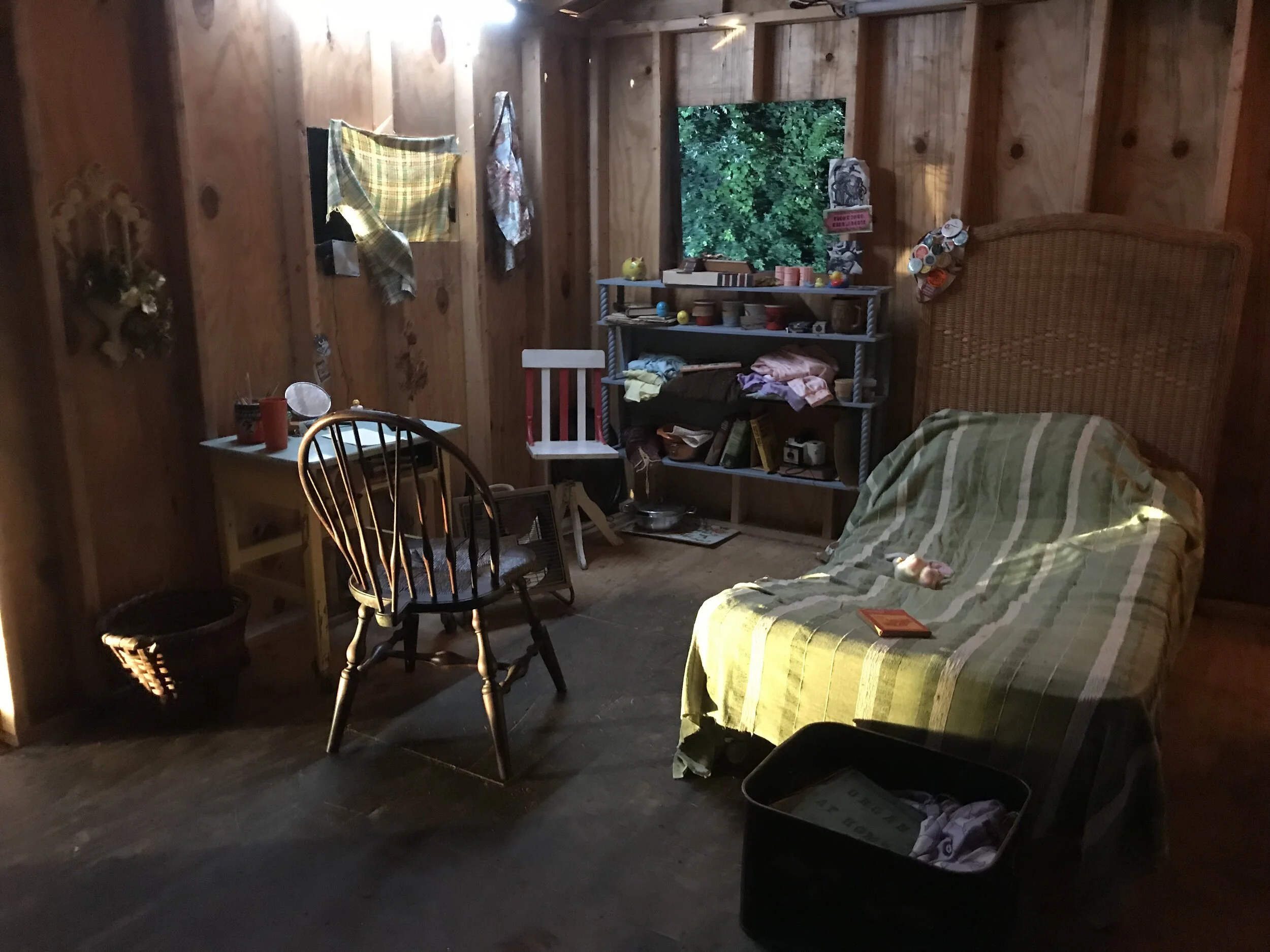 INT. Jonestown member's shack