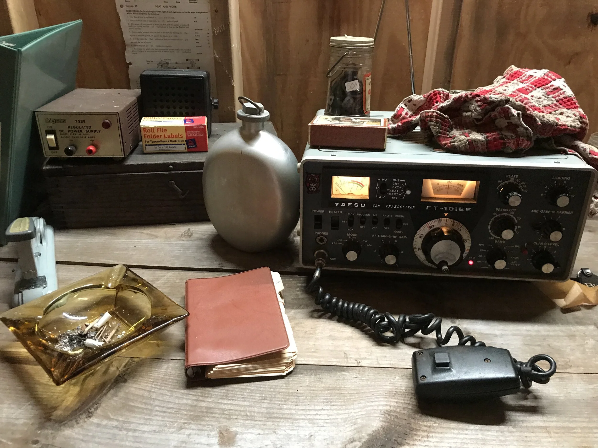 Jonestown INT. Jim Jones Radio Room 