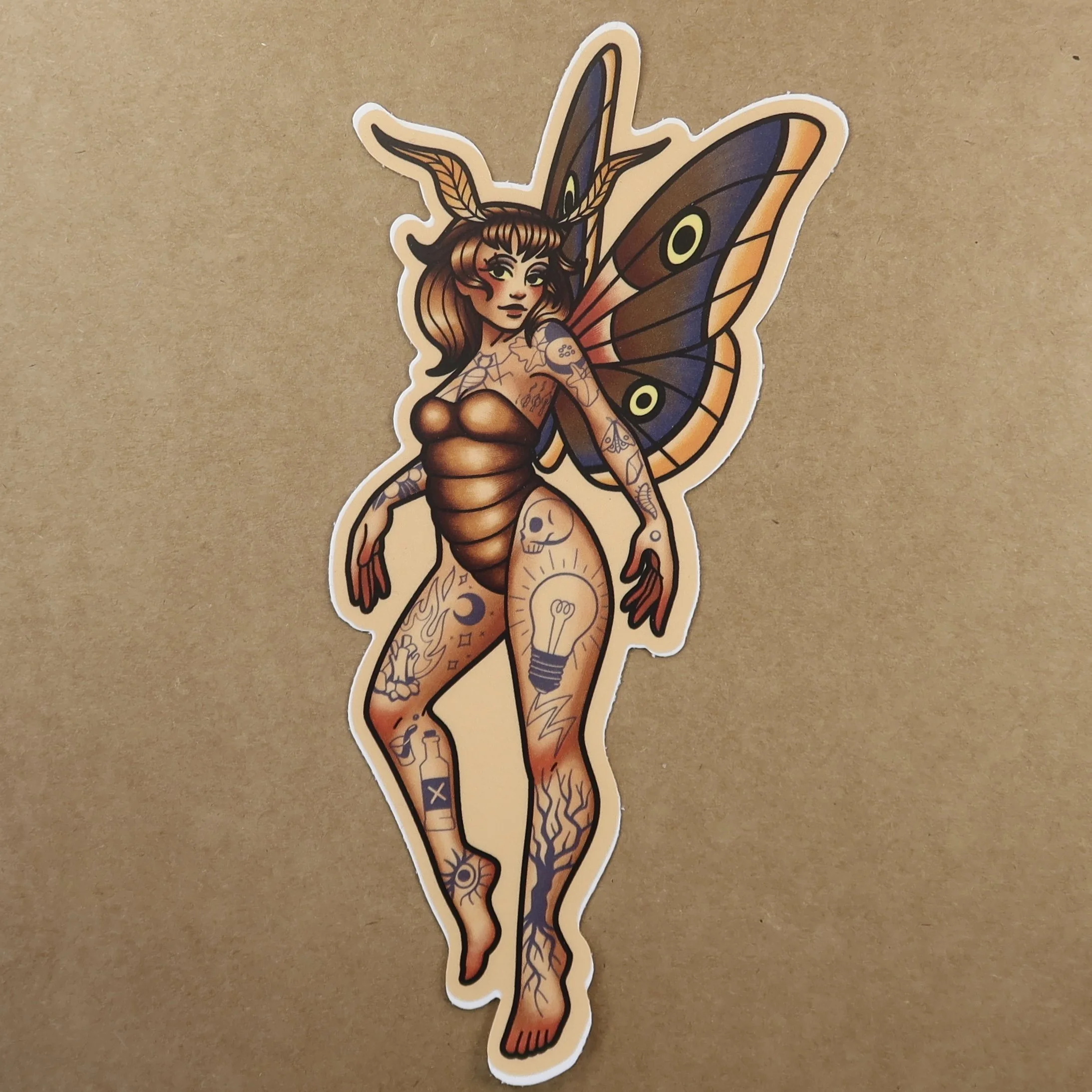 Moth Pinup 6"