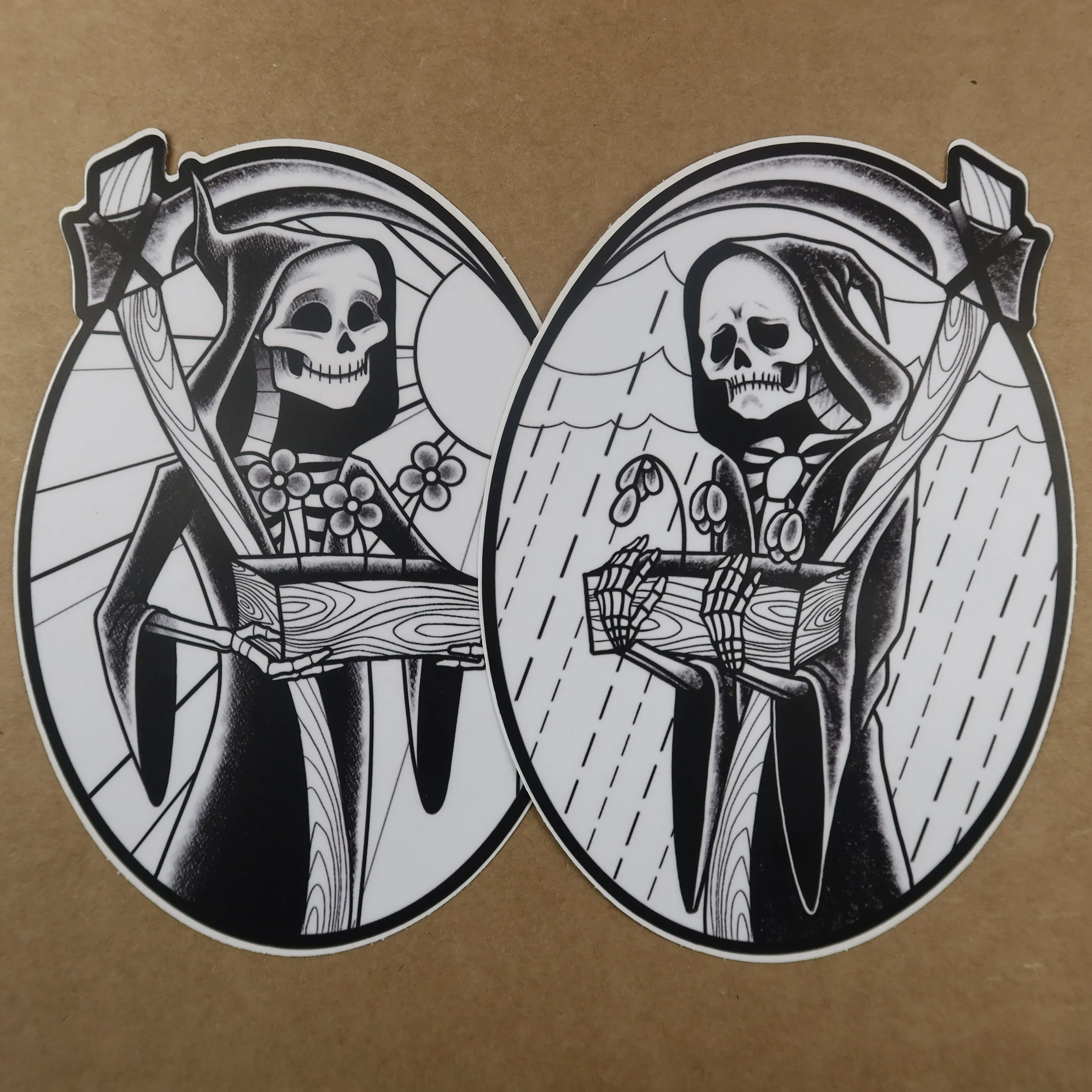 Happy and Sad Reaper 6"