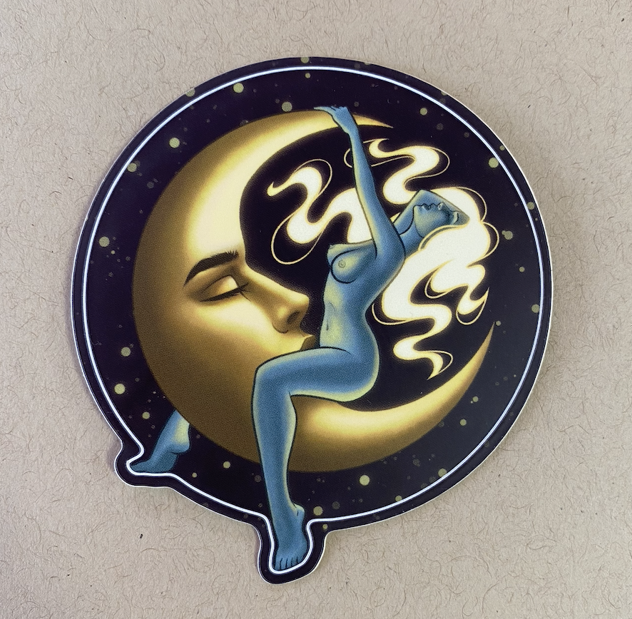 Moon + Woman  3"