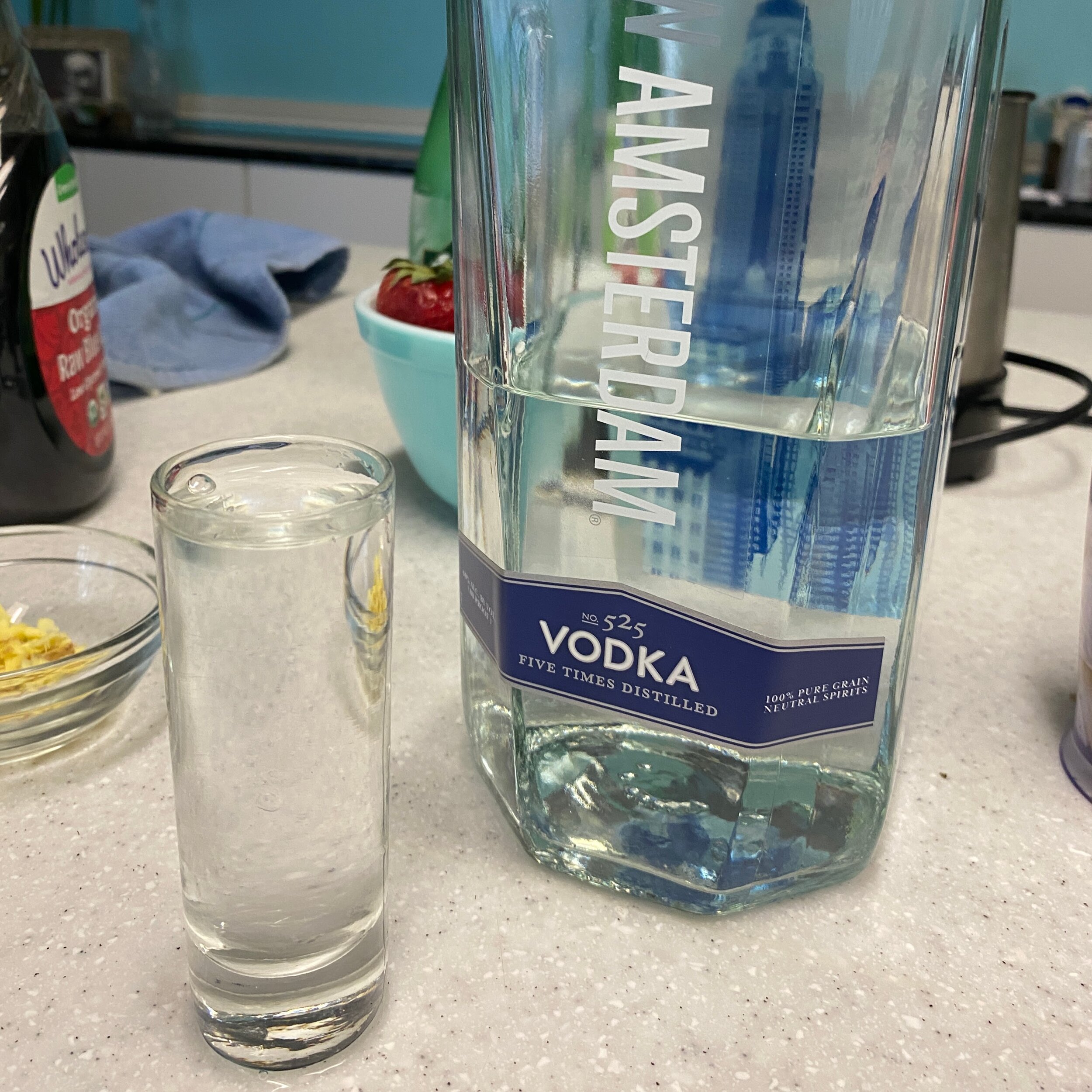  New Amsterdam is an excellent vodka. Even their flavored vodkas are quite good; my personal favorite is the lemon. 