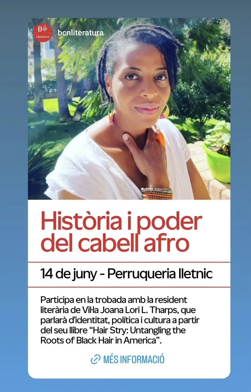 Lori L. Tharps talks Hair Story in Barcelona