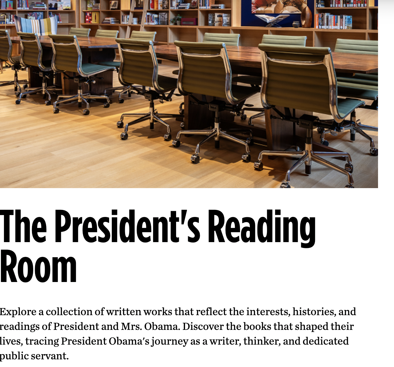 Hairt Story in Obama Library Collection