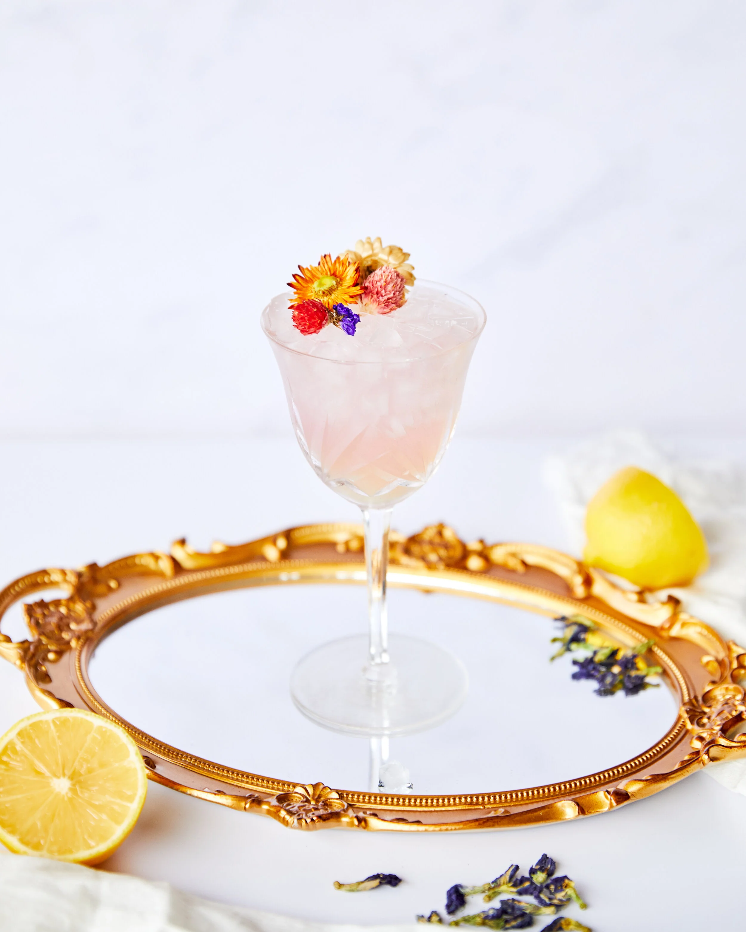 Bridgerton Inspired Butterfly Pea Flower Vodka Lemonade Cocktail — Join