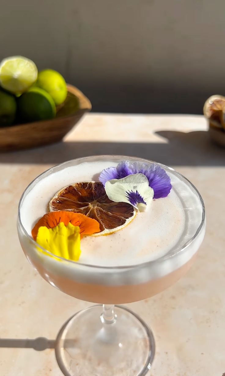 Guava Pisco Sour